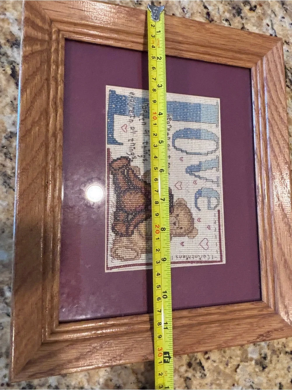 Wooden handcrafted cross